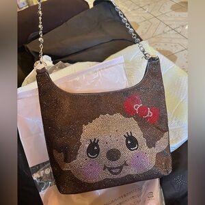 MONCHHICHI CRYSTAL RHINESTONE PURSE